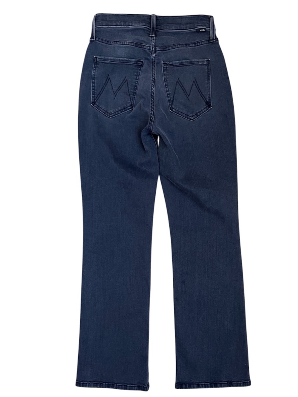MOTHER Tripper Ankle High Waisted Lighting Up Lanterns Dark Grey Washed Black 24 - Picture 8 of 15